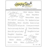 Honey Bee Stamps - This One's For The Girls - 6x6 Stamp Set