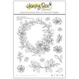 Honey Bee Stamps - Spring Wreath - 5x6 Stamp Set