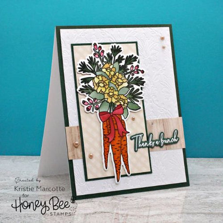 Honey Bee Stamps - Garden Bouquet - 4x6 Stamp Set