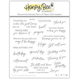 Honey Bee Stamps - Be Still 6x6 Stamp Set