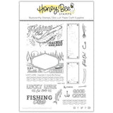 Honey Bee Stamps - Lucky Lures 6x8 Stamp Set