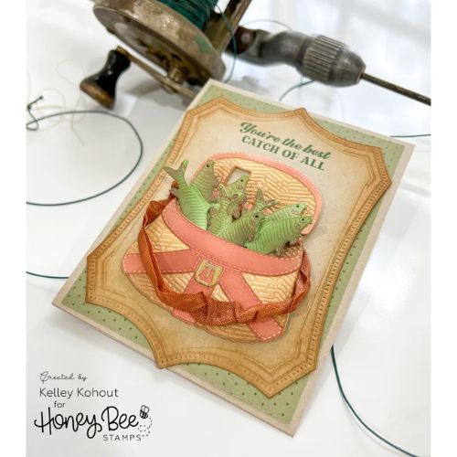 Honey Bee Stamps - Hooked on You 6x6 Stamp Set