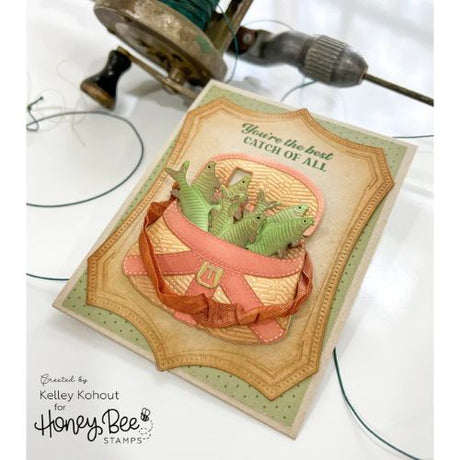 Honey Bee Stamps - Hooked on You 6x6 Stamp Set