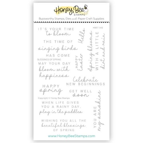 Honey Bee Stamps - Blessings Of Spring 4x6 Stamp Set