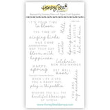 Honey Bee Stamps - Blessings Of Spring 4x6 Stamp Set