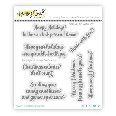 Honey Bee Stamps - Sprinkled With Joy 4x4 Stamp Set