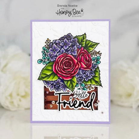 Honey Bee Stamps - Love You, Friend 4"x6" Stamp Set