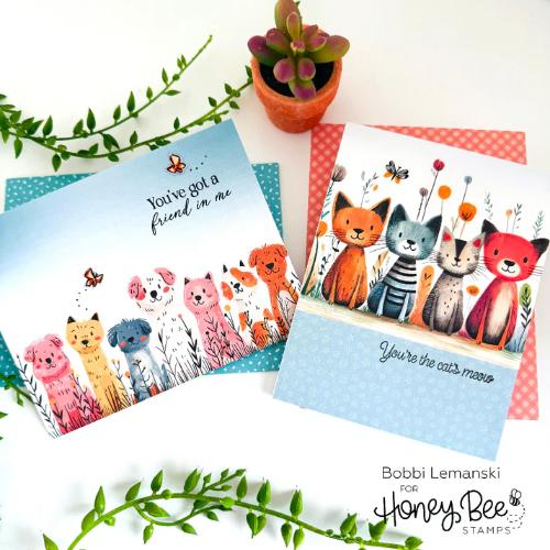 Honey Bee Stamps - You've Got A Friend - 4"x6" Clear Stamp Set
