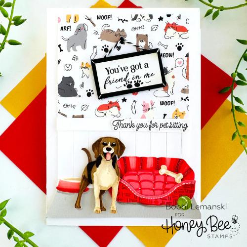 Honey Bee Stamps - You've Got A Friend - 4"x6" Clear Stamp Set