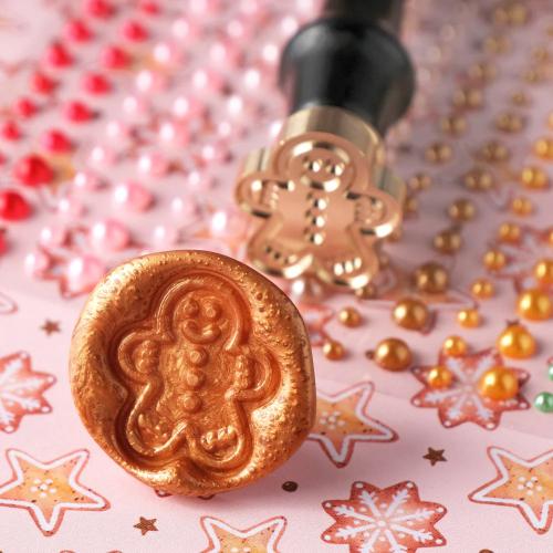 Honey Bee Stamps - Gingerbread Man Wax Stamper