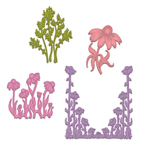 Heartfelt Creations - Garden's Edge Coneflower Die - Postage as per Actual