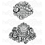 Heartfelt Creations - Fancy Special Day Cling Stamp Set - Postage as per Actual