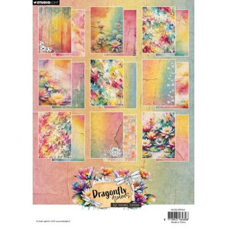 Studio Light Dragonfly Dreams Designer Paper Pad (HE-DD-DPP405) - Postage as per Actual