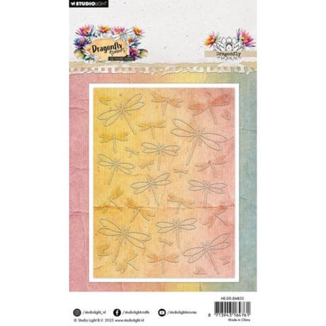 Studio Light Dragonfly Dreams Embossing Folder Dragonfly (HE-DD-EMB33)
