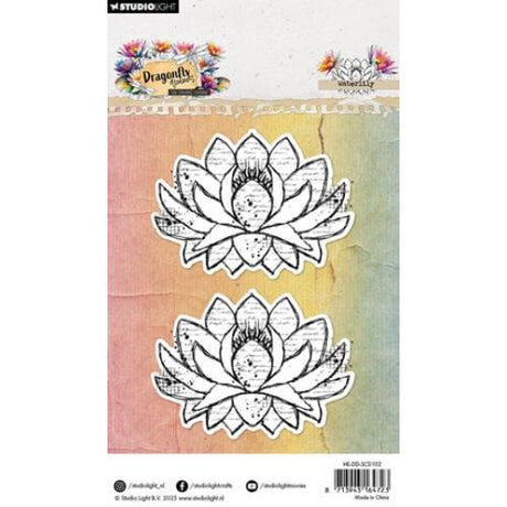 Studio Light Dragonfly Dreams Stamp & Die Waterlily (HE-DD-SCD102)