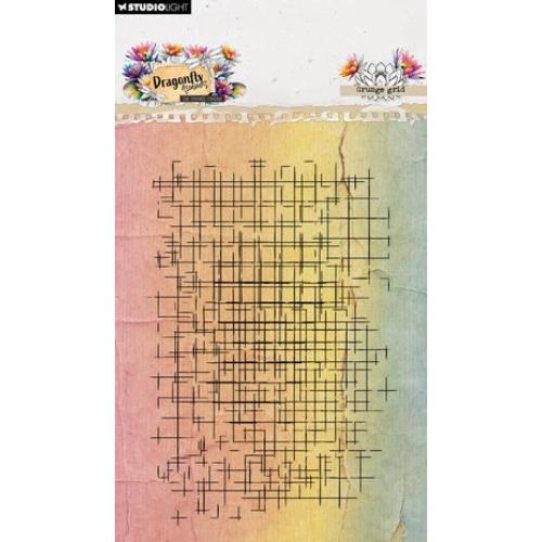Studio Light Dragonfly Dreams Clear Stamp Grunge Grid (HE-DD-STAMP906)