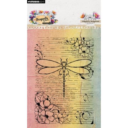 Studio Light Dragonfly Dreams Clear Stamp Dragonfly Background (HE-DD-STAMP907)