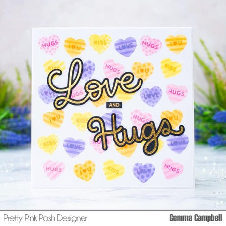 Pretty Pink Posh - Hot Foil - Love Script Die