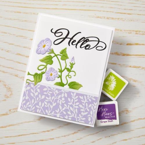 Hero Arts - Hello & Thank You BetterPress + Foil Plates from the Lovely Letterpress Collection