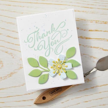 Hero Arts - Hello & Thank You BetterPress + Foil Plates from the Lovely Letterpress Collection