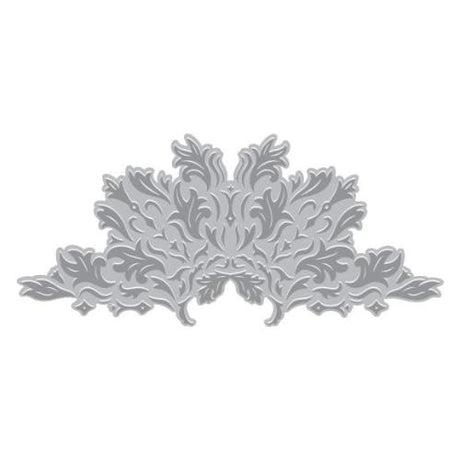 Hero Arts - Lavish Flourish BetterPress + Foil Plate from the Lovely Letterpress Collection