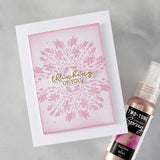 Hero Arts - Lavish Flourish BetterPress + Foil Plate from the Lovely Letterpress Collection