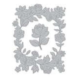 Hero Arts - Floral Border BetterPress + Foil Plate from the Lovely Letterpress Collection