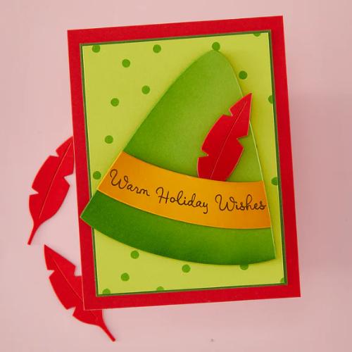 Hero Arts - Celebration BetterPress + Foil Plate from the Yule Fuel Collection
