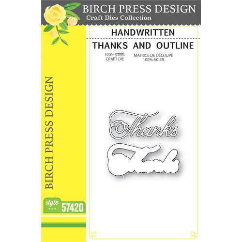 Birch Press - Handwritten Thanks and Outline