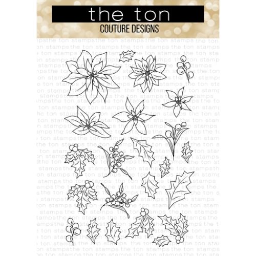 The Ton Stamps - Holiday Floral Coloring Bits¬†
