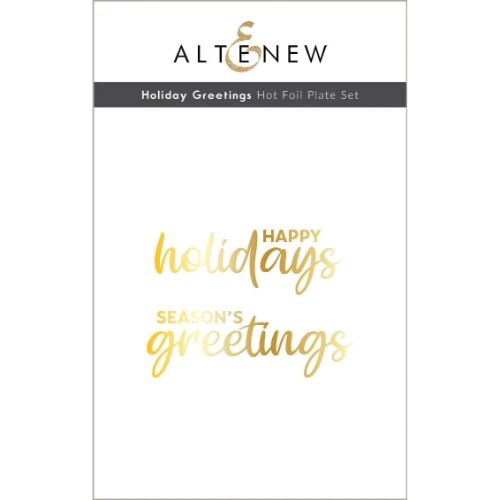 Altenew - Holiday Greetings Hot Foil Plate Set