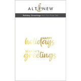 Altenew - Holiday Greetings Hot Foil Plate Set