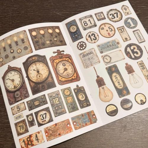 IndigoBlu Steampunk Snippets A4 Paper Book (IND1411)