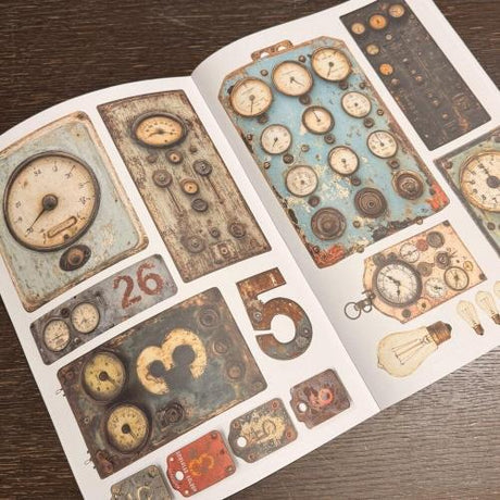 IndigoBlu Steampunk Snippets A4 Paper Book (IND1411)