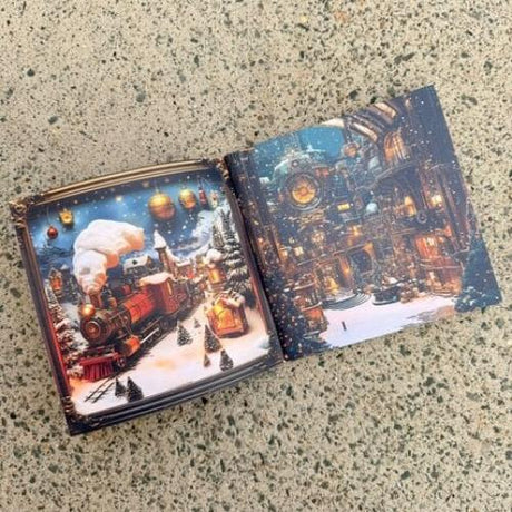 IndigoBlu Steampunk Winterfest 6x6 Inch Paper Book (IND1448)