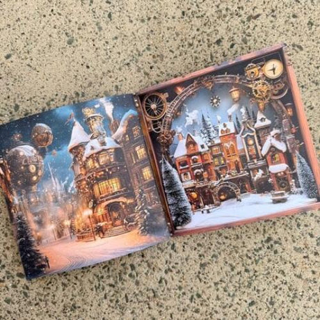 IndigoBlu Steampunk Winterfest 6x6 Inch Paper Book (IND1448)