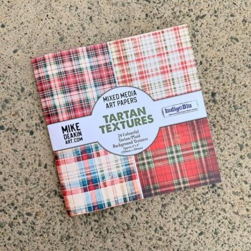 IndigoBlu Tartan Textures 8x8 Inch Paper Book (IND1458)
