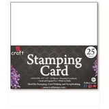 Icraft Design - Stamping Card 270gsm Pack of 25 - Postage as per Actual