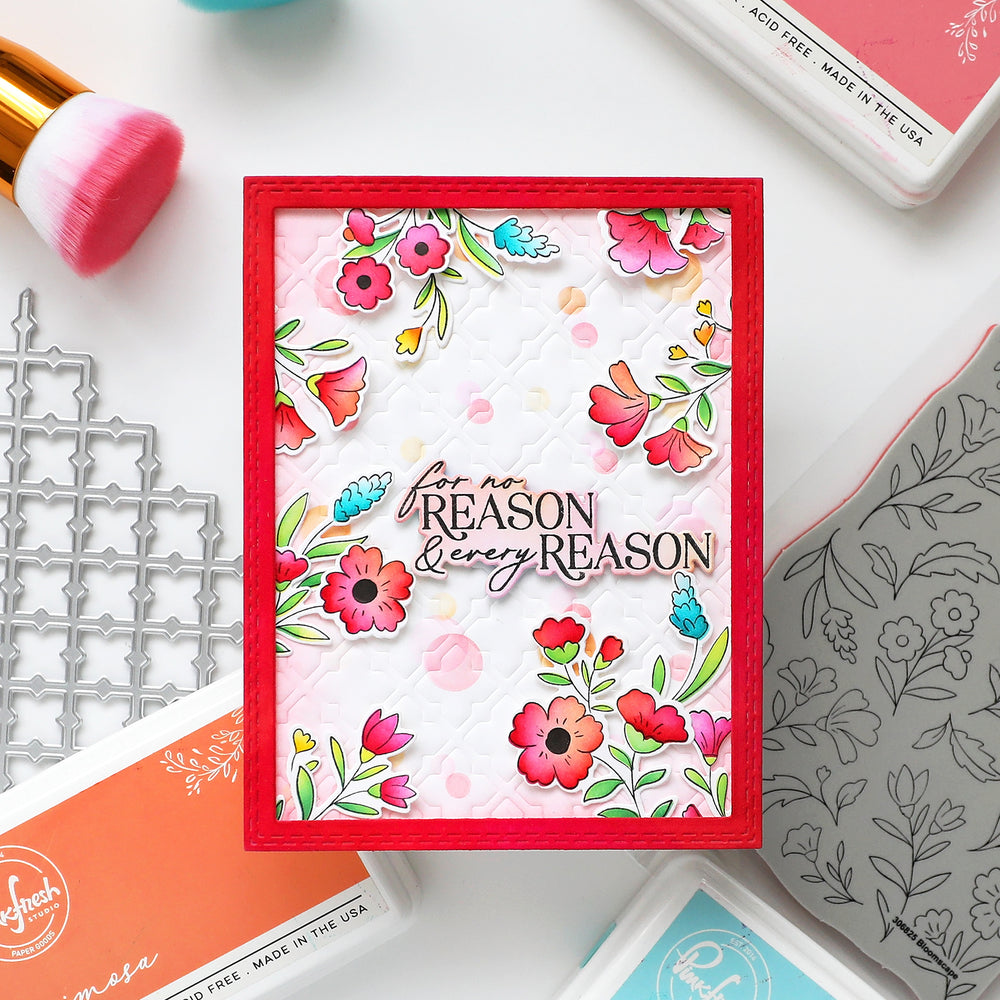 Pinkfresh Studio - Trellis coverplate die