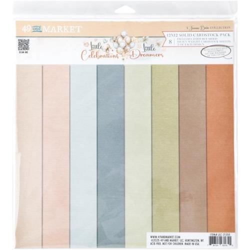 49 And Market Collection Pack Solids 12"X12" Little Dreamer/Celebrations Solids - Postage as per Actual