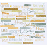 49 And Market Chipboard Set Little Celebrations