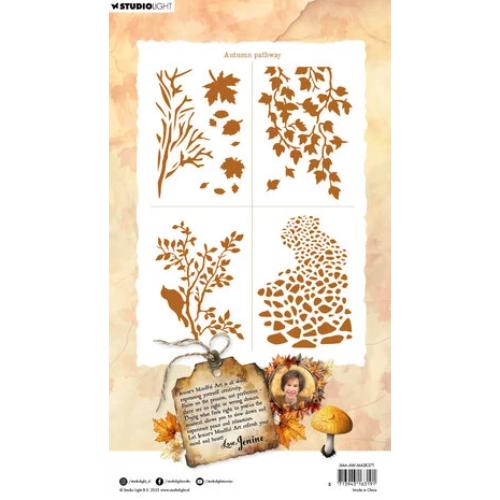 Studio Light Autumn In The Woods Mask Autumn Pathway (JMA-AW-MASK371)