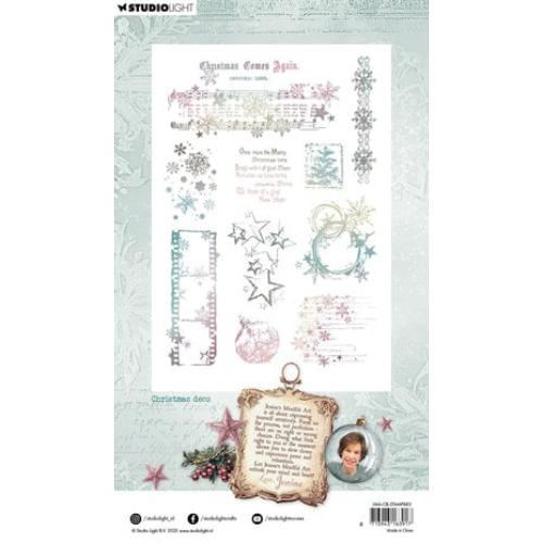 Studio Light Christmas Blush Clear Stamp Christmas Deco (JMA-CB-STAMP883)