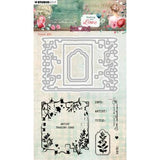 Studio Light Sending You Love Stamp And Cutting Dies Plaid ATC (JMA-SYL-SCD93)