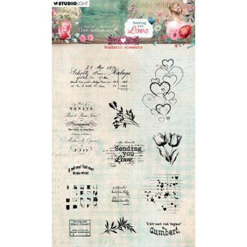 Studio Light Sending You Love Clear Stamps Romantic Elements (JMA-SYL-STAMP799)