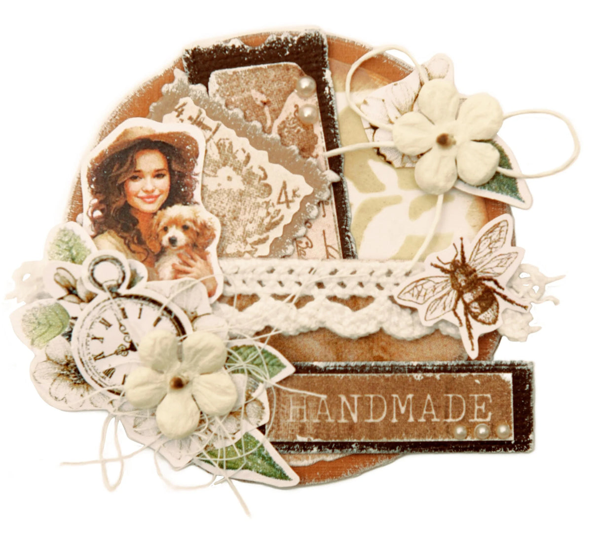 Studio Light Wild & Free Stamp & Dies Round ATC & Stamps