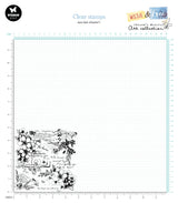 Studio Light Wild & Free Clear Stamp Script & Wildflowers