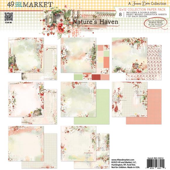 49 And Market Collection Pack 12"X12" Nature's Haven - Postage as per Actual