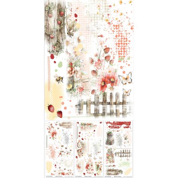 49 And Market Rub-On Transfer Set 6"X12" Nature's Haven - Postage as per Actual