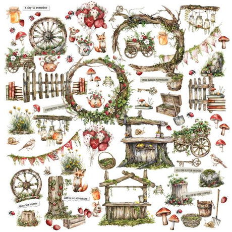 49 And Market Laser Cut Outs Element, Nature's Haven - Postage as per Actual
